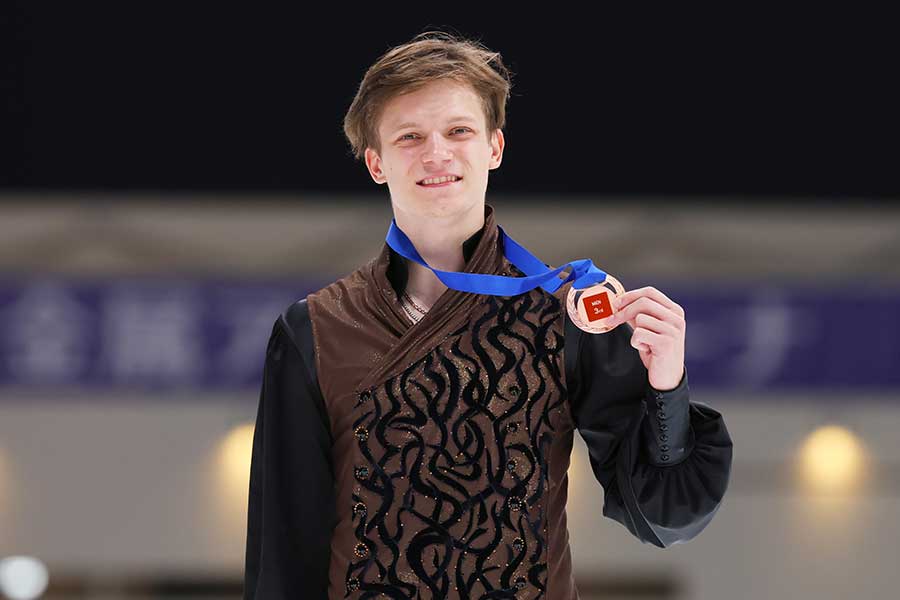 男子で3位に入ったロシアのエフゲニー・セメネンコ【写真：森田直樹/アフロスポーツ】