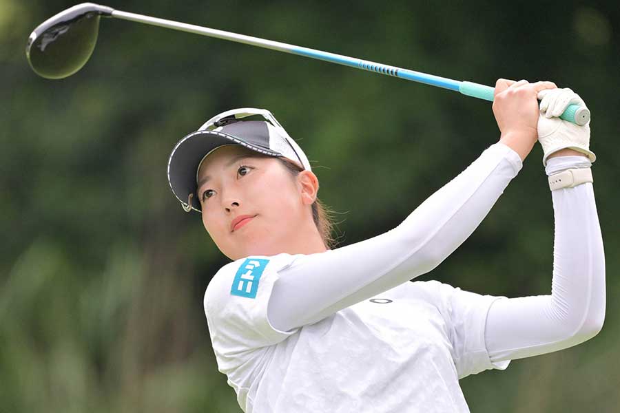 ゴルフ5レディスに出場した福田萌維【写真:スポーツ報知/アフロ】