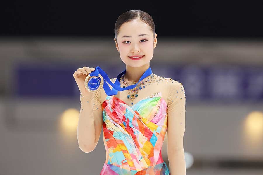 木下グループ杯で優勝した島田麻央【写真:森田直樹/アフロスポーツ】