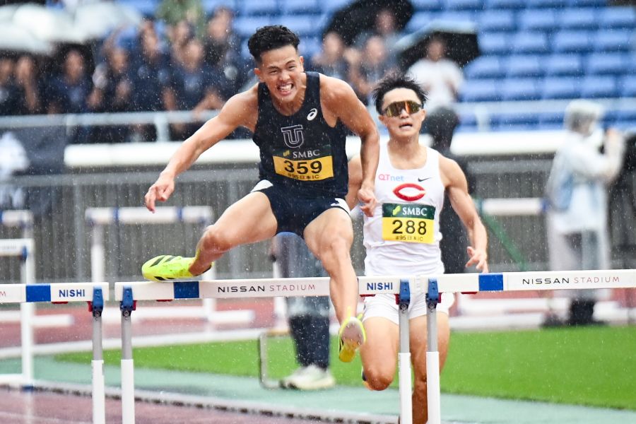 柳田は今季で競技を引退。一般企業に就職し、次のステージへ進む【写真：中戸川知世】