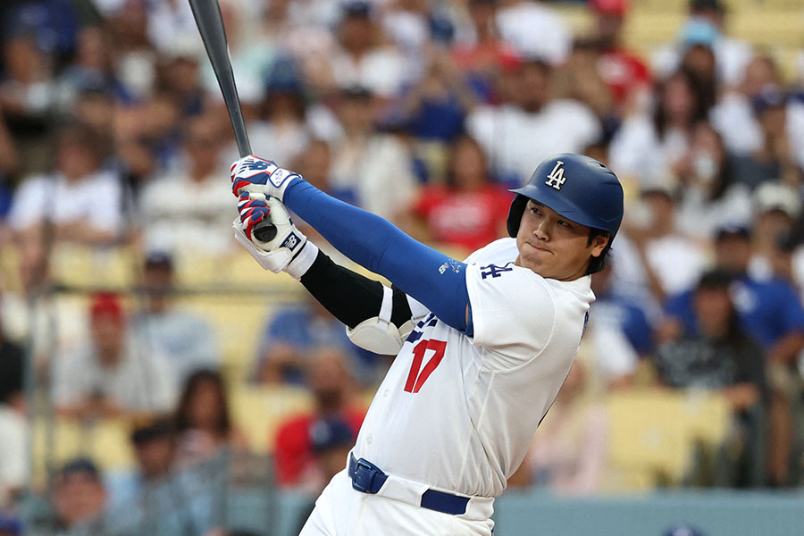 ドジャースの大谷翔平【写真：ロイター】