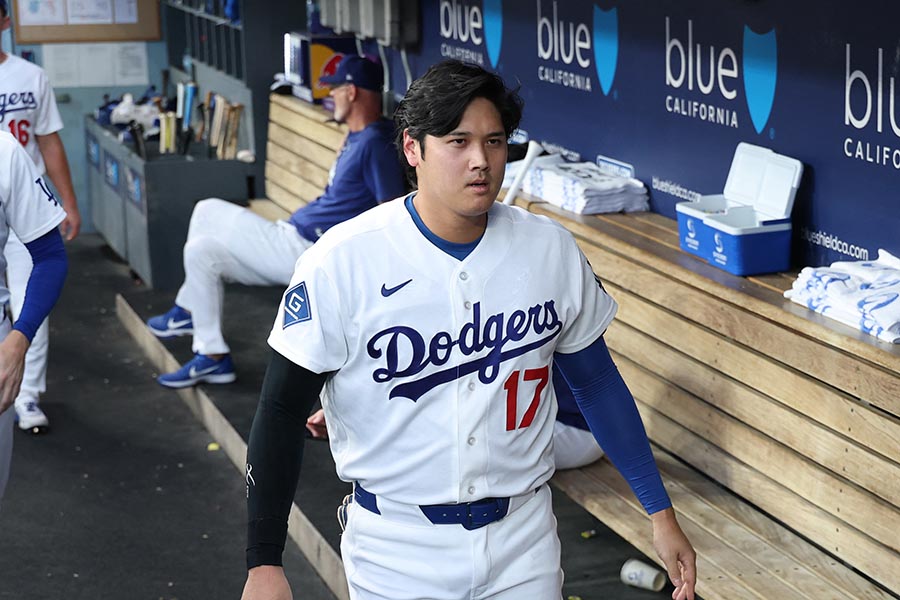 ドジャースの大谷翔平【写真：ロイター】