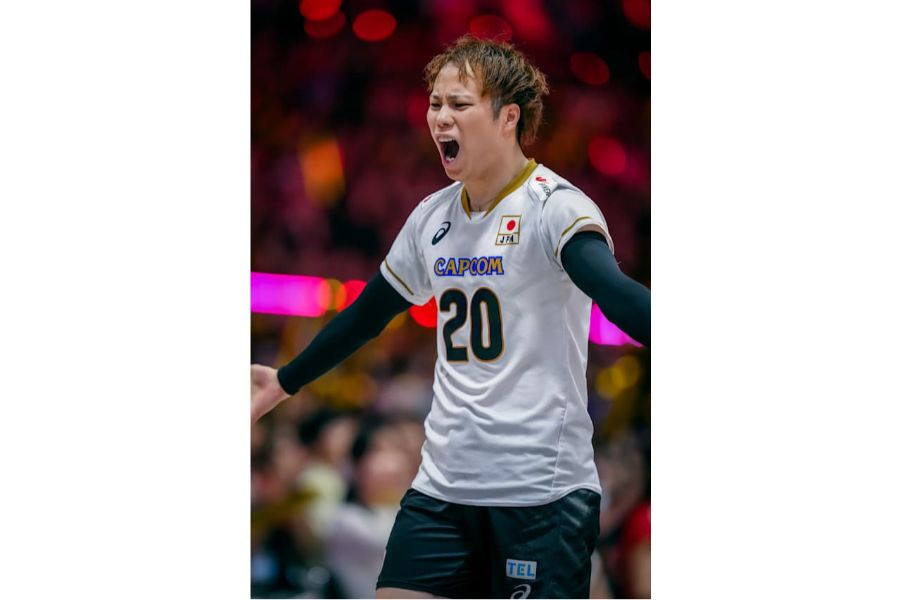 オーストラリア戦に出場したリベロ山本智大【写真：Volleyball World提供】