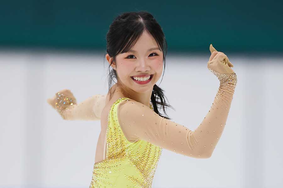 木下グループ杯に出場した中井亜美【写真：森田直樹/アフロスポーツ】
