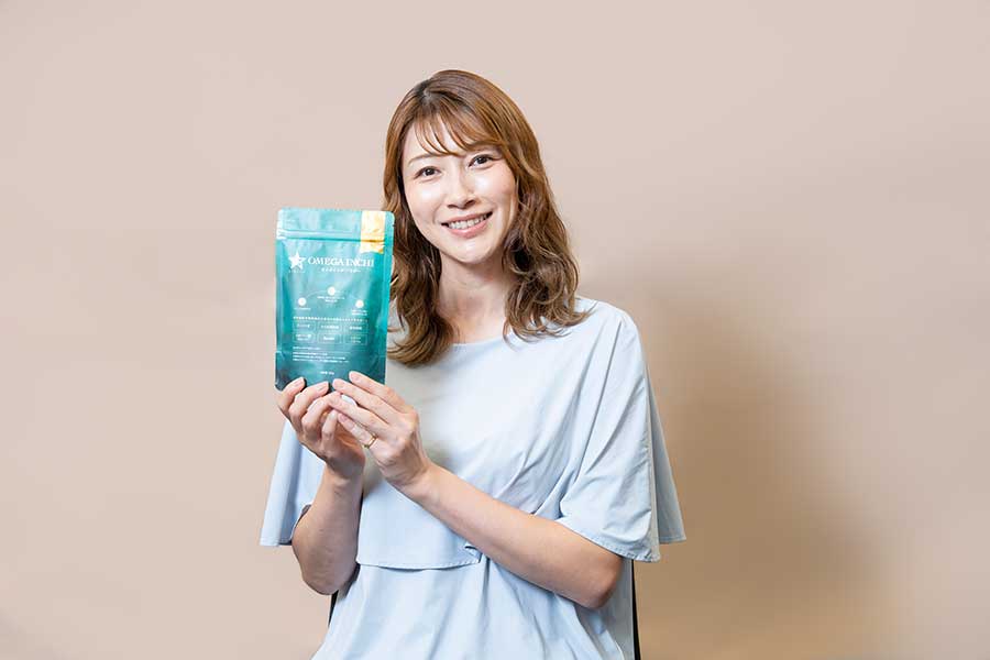 「オメガインチ®」アンバサダーを務める元バレーボール女子日本代表の狩野舞子さん