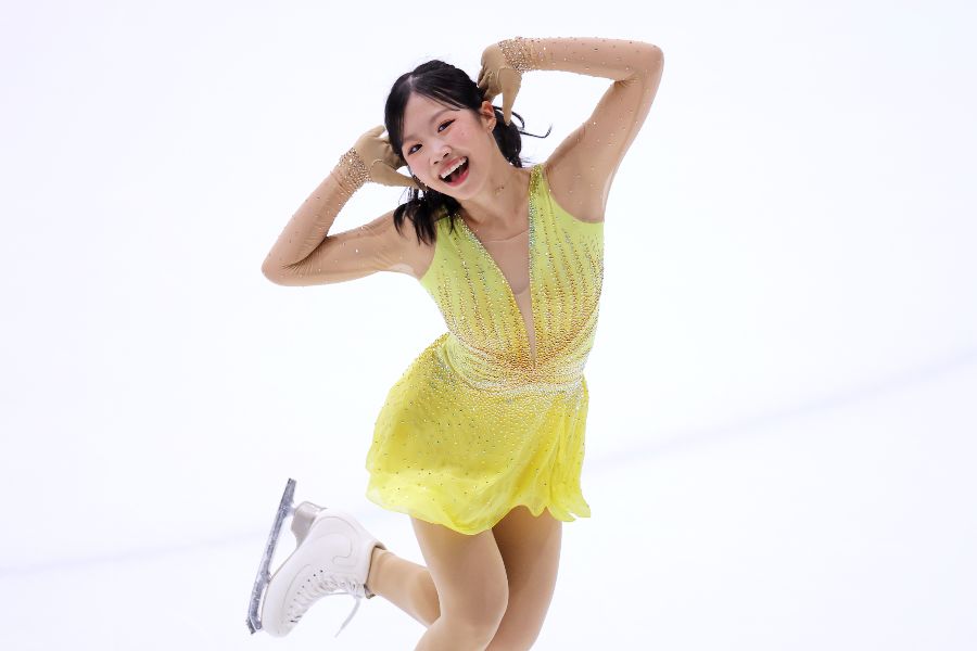 木下グループ杯に出場した中井亜美【写真：西村尚己/アフロスポーツ】
