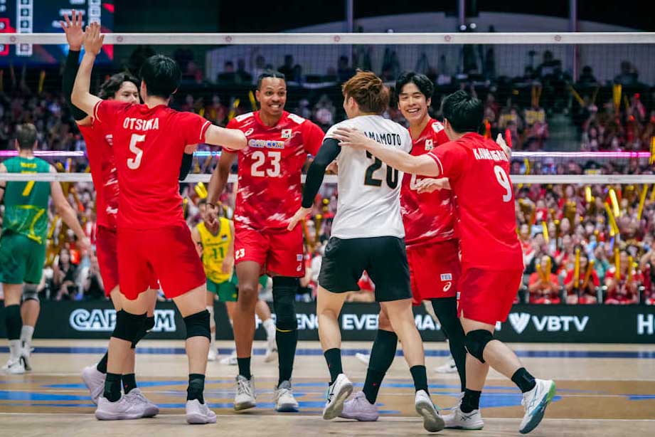 バレーボール男子日本代表【写真：Volleyball World提供】