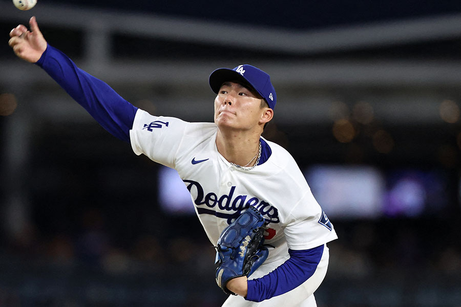 ドジャースの山本由伸【写真：ロイター】