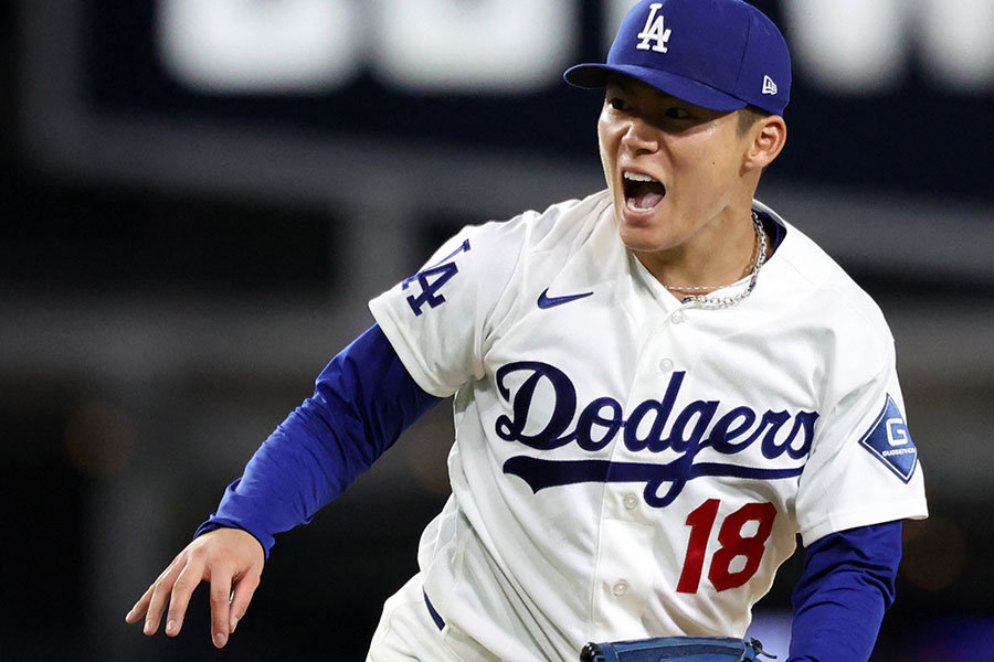 ドジャースの山本由伸【写真：ロイター】