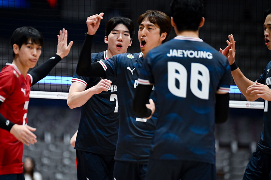 韓国代表【写真：中戸川知世】