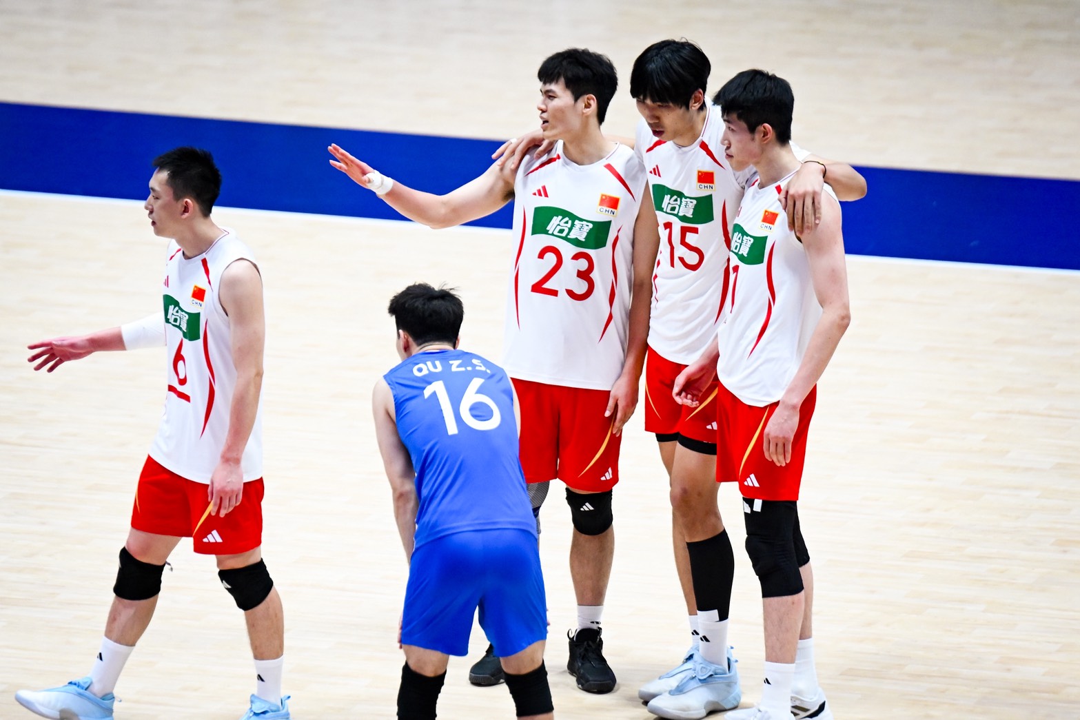 準々決勝で敗れた中国代表【写真:中戸川知世】