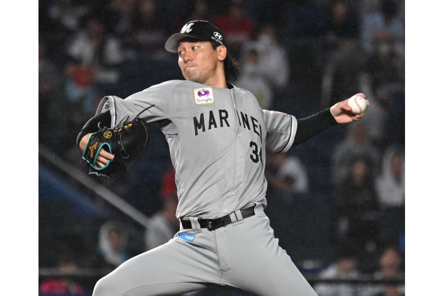 楽天戦に先発した高野脩汰【写真：産経新聞社】