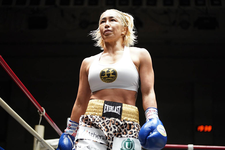 3回TKO勝ちした山本美憂【写真:澤田直人】