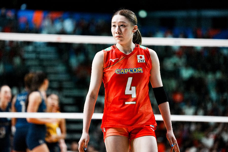 バレーボール女子日本代表の石川真佑【写真:中戸川知世】