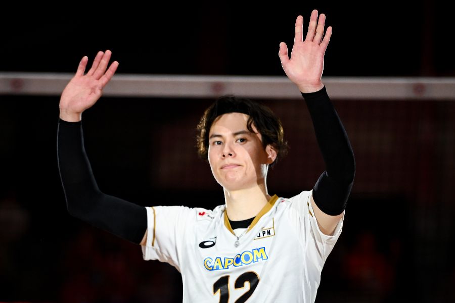 バレーボール男子日本代表の高橋藍【写真：中戸川知世】