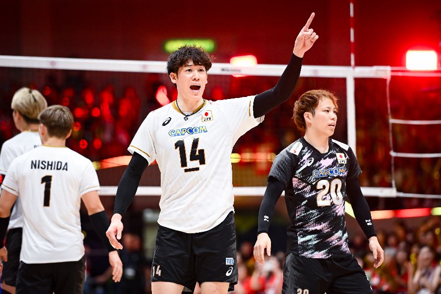 バレーボール男子日本代表の石川祐希【写真:中戸川知世】