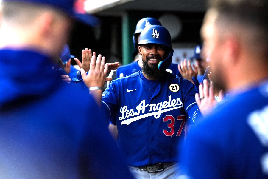 地区優勝マジック「1」としたドジャース【写真：ロイター】