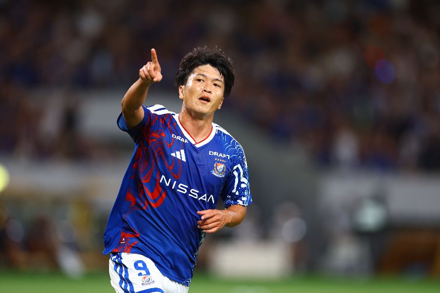 横浜F・マリノスの谷村海那【写真：松岡健三郎/アフロ】