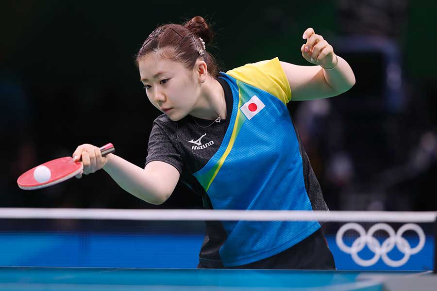 現役時代の福原愛さん(写真は2016年撮影)【写真:アフロスポーツ】
