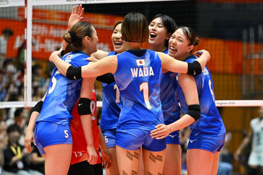 インドネシアに勝利した日本代表【写真:松尾/アフロスポーツ】
