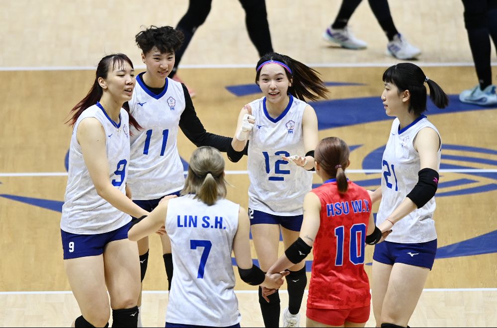 女子バレー台湾代表【写真：新華社/アフロ】