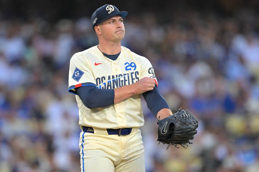 ドジャースのタリック・スクーバル【写真:ロイター】