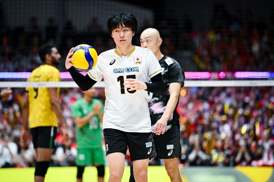 バレーボール男子日本代表の小川智大【写真:中戸川知世】
