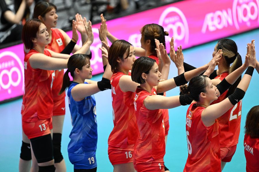 バレーボール女子日本代表【写真:徳原隆元】