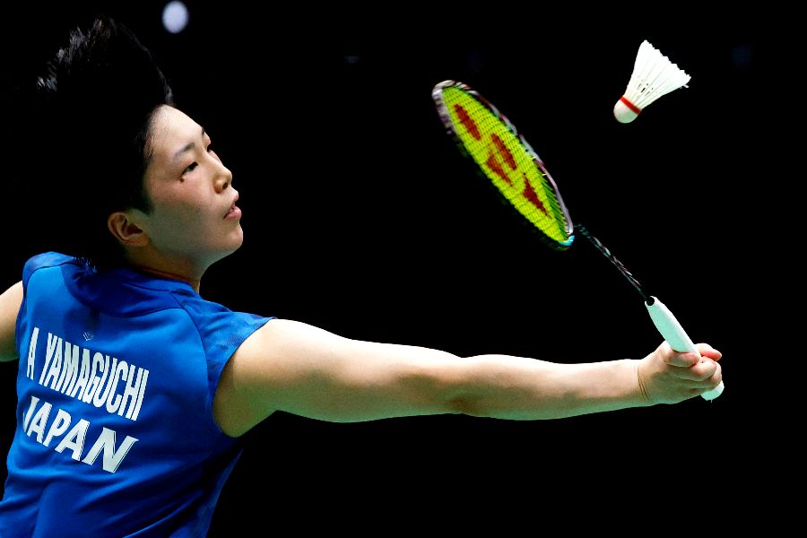女子団体準決勝でアン・セヨンと対戦した山口茜【写真:ロイター】