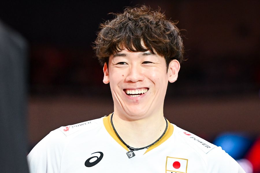 バレーボール男子日本代表の石川祐希【写真:中戸川知世】