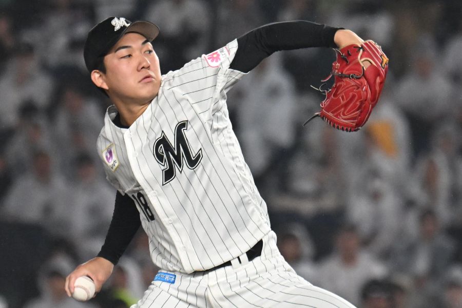オリックス戦で力投した石垣元気【写真:産経新聞社】