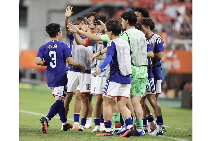 タイに3-0で快勝した男子サッカー日本代表【写真:産経新聞社】