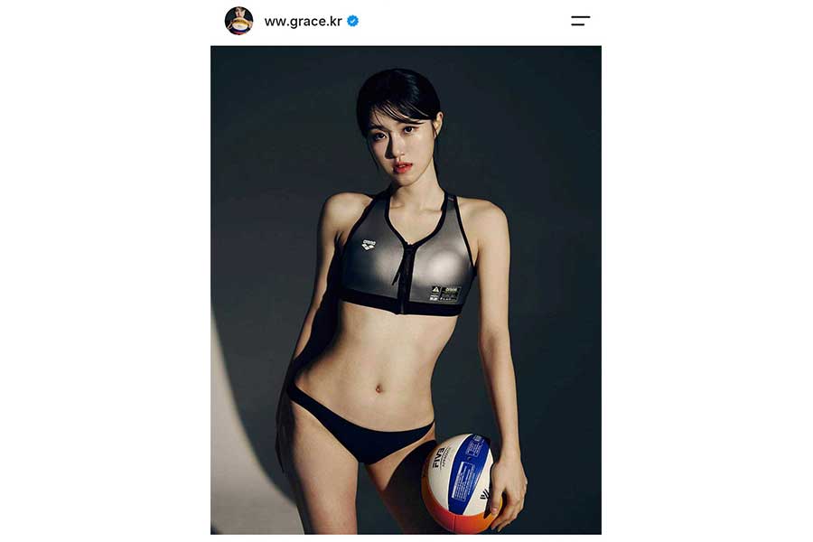 シン・ジウン(画像は本人のインスタグラムのスクリーンショット)