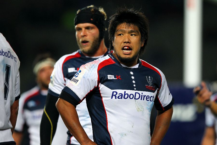 2013年からオーストラリアのレベルズに加入。憧れたスーパーラグビーの舞台で戦った【写真:アフロ】