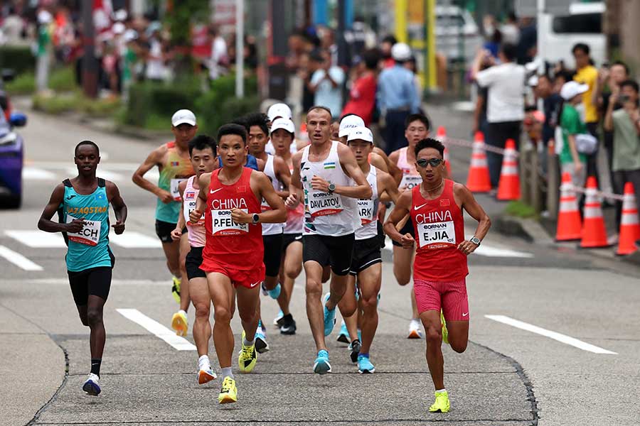 愛知・名古屋アジア大会の男子マラソン【写真:ロイター】
