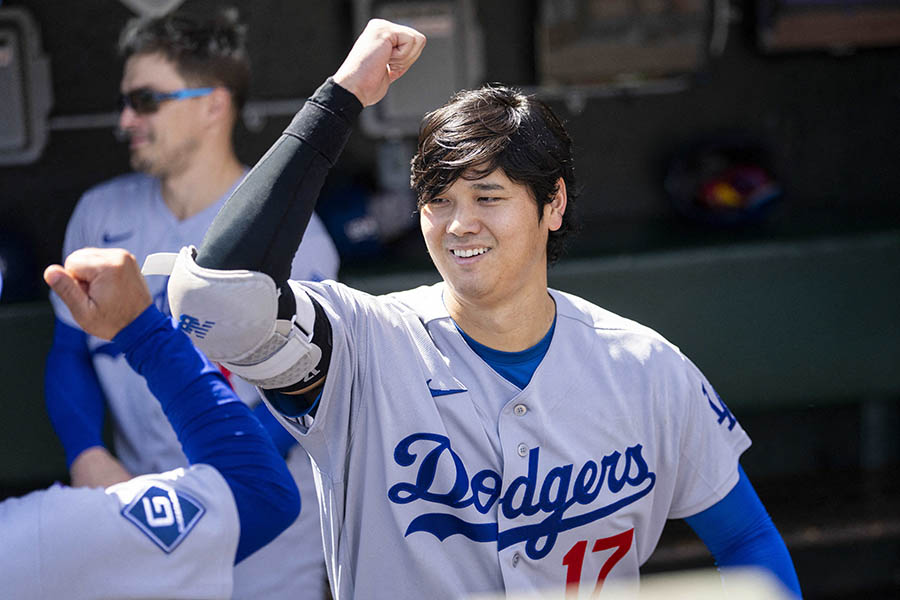 ドジャースの大谷翔平【写真：ロイター】