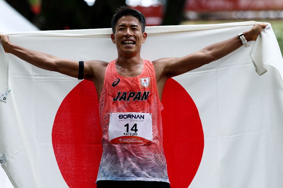優勝した勝木隼人【写真：ロイター】