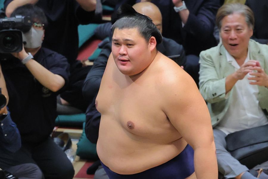 6場所ぶり6度目の優勝を果たした大の里【写真：産経新聞社】