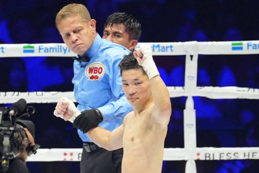 判定勝ちで王座返り咲きを果たした松本流星【写真：井上学】