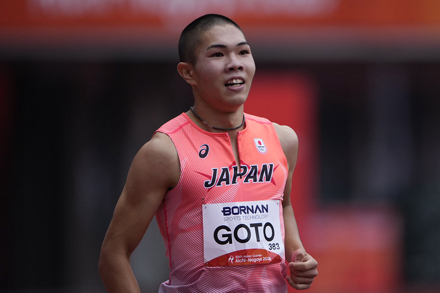 アジア大会に出場した後藤大樹【写真：奥井隆史】