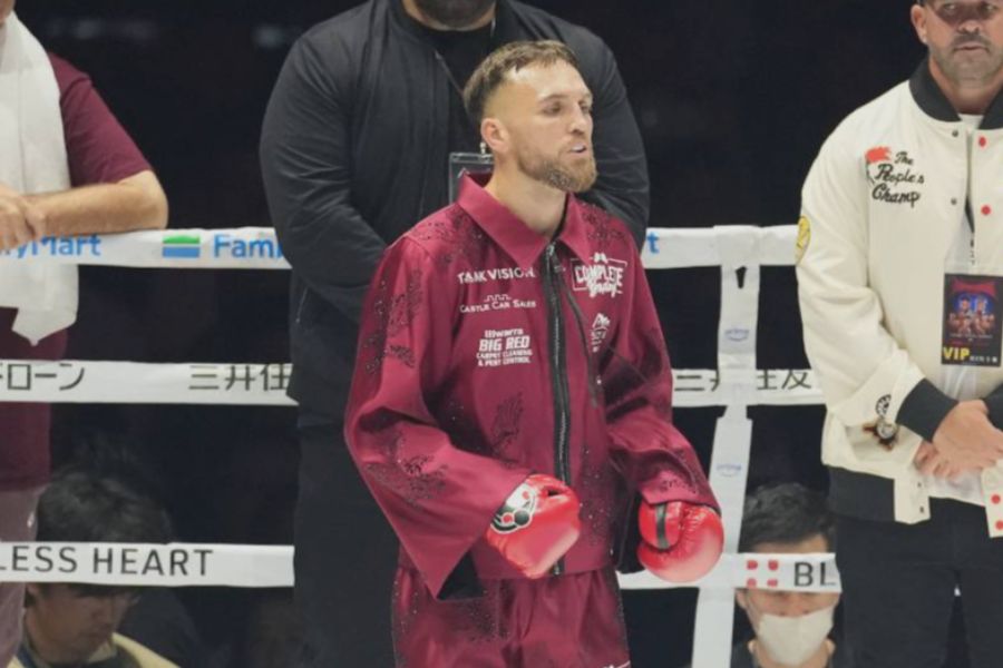 西田凌佑に判定勝ちしたサム・グッドマン【写真:井上学】