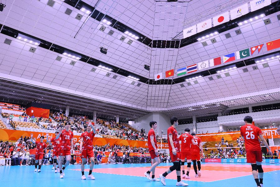 バレーボール男子日本代表【写真:アフロスポーツ】