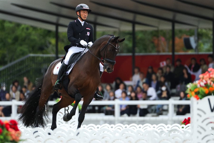 アジア大会に出場した西脇文泰【写真：アフロスポーツ】
