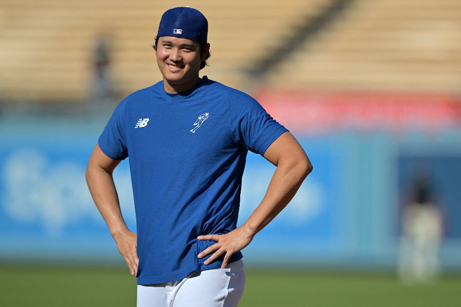 ドジャースの大谷翔平【写真：ロイター】