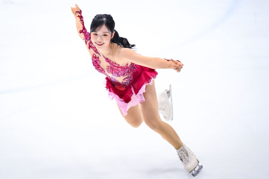 フィギュアスケートの東京選手権に出場した中井亜美【写真：中戸川知世】