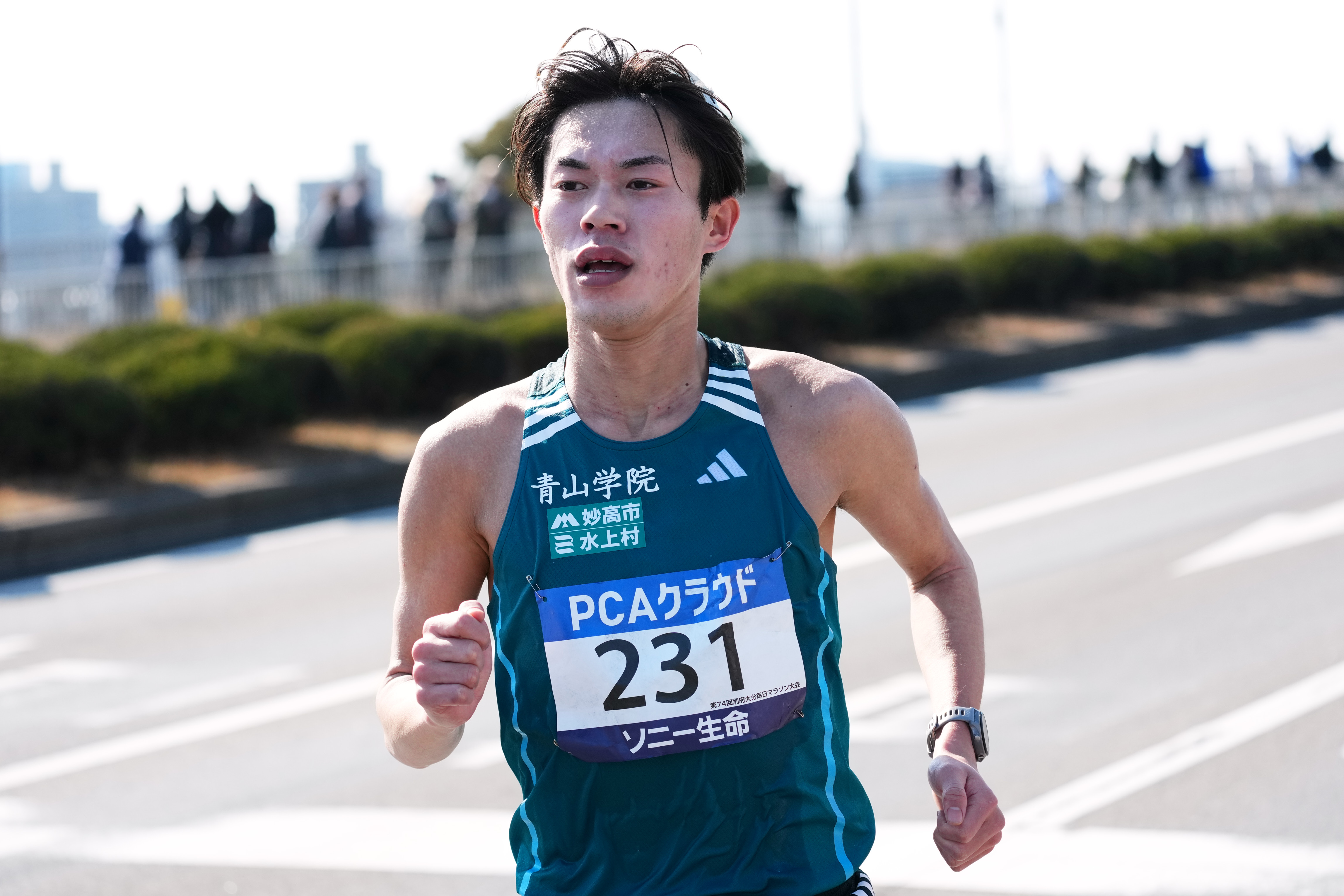 青学大の平松享祐【写真:アフロスポーツ】