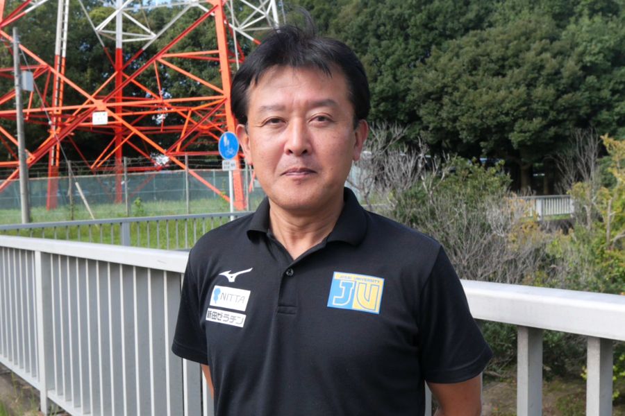城西大の佐藤信之監督【写真:上田悠太】