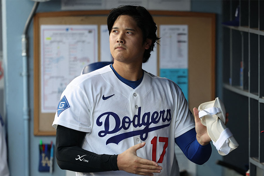 ドジャースの大谷翔平【写真：ロイター】