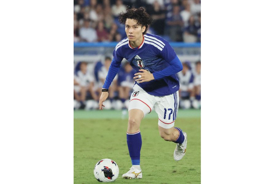 サッカー日本代表のMF田中碧【写真:つのだよしお/アフロ】