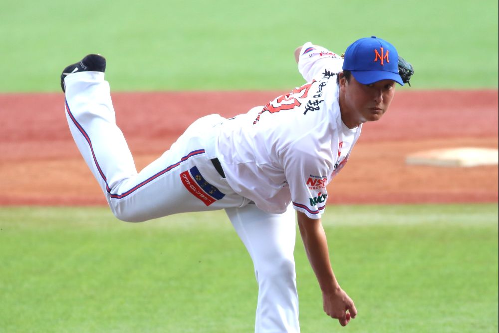 石川の現役ラストマウンドは1回無失点【写真:羽鳥慶太】